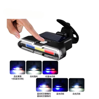 LED Warning USB Rechargeable Tail Light MTB Bike Parts Bright Rear Lamp Accessories