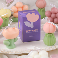 Geburtstag Hochzeit Valentinstag Geschenk Schöne Tulpe Knospe Blumen form Duft kerze