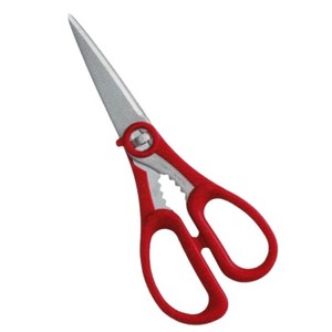 Tijeras Silky Maruaki de Acero Inoxidable Rojas y Blancas con Cabeza Recta para Cocina y Uso Doméstico NT200 - Product Image 5