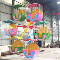 Mini grande roue avec 6 cabines pour enfants pour intérieur/extérieur pour les parcs d'attractions Manege