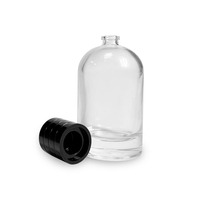 Flacon de parfum 50 ml en verre, carré arabe, pour huiles, flacons de décontamination mignons, flacon cylindrique vide de niche