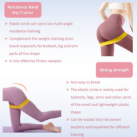 Bandas Elásticas de Resistencia para Yoga y Fitness, Multicolores, Gruesas, en Forma de Círculo, Marca Macaron