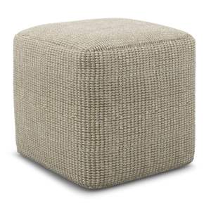 ครีม dB zelma/ตารางธรรมชาติทอ pouf สำหรับในร่ม/กลางแจ้งใช้เฟอร์นิเจอร์ลาน - Product Image 1