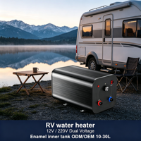 Chauffe-eau pour camping-car et caravane, 6 gallons, 12V 230V, double alimentation, conception économe en énergie, marque personnalisée