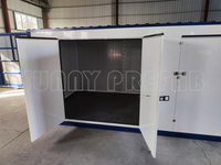 Conteneur préfabriqué en acier stockage auto stockage assembler conteneur mobile pliable stockage portable isolé empilable