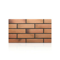 Revêtement mural flexible en tuiles souples à l'aspect brique traditionnel pour mur extérieur