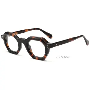 1820 Hot Luxury Fashion Designer Newest Spectacle Glasses Acetate Optical Frames