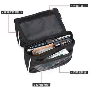 Sac de rangement pour tube supérieur de vélo, noir, 15cm x 12cm, étanche, pour cadre avant, pour équipement de cyclisme et de vélo de montagne - Product Image 3