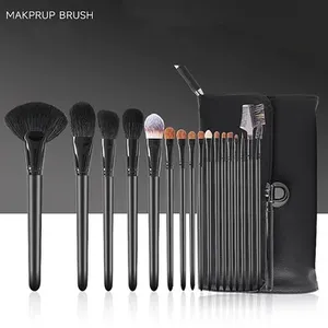 Juego de 18 Brochas de <span class=keywords><strong>Maquillaje</strong></span> Profesionales de Pelo Natural de Animales, Marca Privada, Logotipo Personalizado, Venta al Por Mayor, Nuevo - Product Image 2