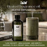 Huile parfumée ultrasonique TINZUK non-collectrice à base de plantes, longue durée, purifiante pour l'air intérieur, pour diffuseur de parfum