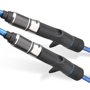 Canne à jigging FFF 1,6 m 100-250 g en fibre de verre pleine haute flexibilité avec porte-<span class=keywords><strong>moulinet</strong></span> DPS, action puissante, pour la pêche en bateau au snapper et au bar. - Product Image 4