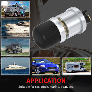 Tombol Tekan Klakson Heavy Duty 12V 24V Momentary Tahan Air 50A Saklar Tombol Tekan Starter Mobil untuk Klakson Mesin Truk Traktor Kapal - Product Image 6