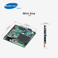 Carte mère ITX-B190_D926L J1900 Ultra Thin Mini Itx 2 ports RJ45 Lan 9 USB sans ventilateur Mini