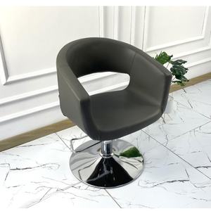 Chaise de coiffure en métal LE Salon, pour couper les cheveux, colorer les cheveux, rehausser les cheveux, simple, en cuir, peut être placée à l'envers, chaise de barbier - Product Image 2