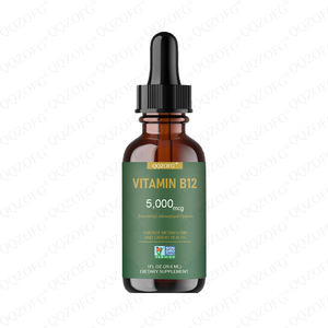 Nouvel Arrivage Gouttes Naturelles de Vitamine B12 5000mcg Supplément Liquide de Méthylcobalamine Améliore le Métabolisme Énergétique de l'Humeur 30ml pour Adultes - Product Image 1