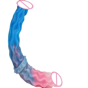 Juguetes Sexuales Realistas para Adultos Más Vendidos, Juguete Sexual de Goma con Forma de Pene, Dildo Doble para Mujeres con Bola Vibradora - Product Image 1