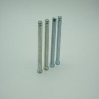 Flat Head Grooved Pin Steel Retaining Pin with Circlip Groove Machinery Fastener Custom OEM Wholesale