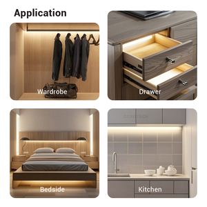 Coxo LED cảm ứng ánh sáng cảm biến cho bảng gương PIR tay sóng đơn đôi cửa Led Gương cảm ứng cảm biến chuyển đổi - Product Image 6