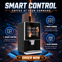 LE-VENDING Vente directe usine Distributeur automatique intelligent de café en grains avec fonction SDK, écran tactile 15 pouces et code QR mobile