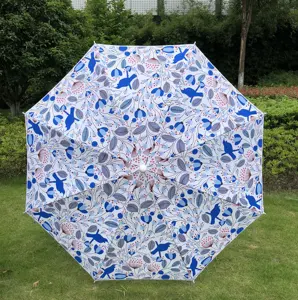 Nuovo Design di stampa ombrellone da esterno 90 cm 36 pollici 180 cm Cafe Bar tenda ombrellone da spiaggia con parti inclinabili