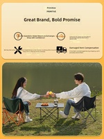 Table pliante à jambes croisées avec cadre en aluminium - Table de plage légère, imperméable et portable pour le camping et les pique-niques