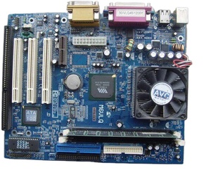Carte mère industrielle pour ordinateur de bureau Maxsun VT8601T M6VLQ avec fente ISA 370 broches, ports AGP 2X, <span class=keywords><strong>HF</strong></span> <span class=keywords><strong>HL</strong></span>, pour découpe de fils - Product Image 1