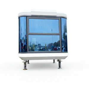 Cabine de vie intégrée préfabriquée en acier inoxydable, type maison-bateau miniature commerciale, pour hôtel de villégiature, hôtel de célébrités d'Internet, Lu Ban - Product Image 1