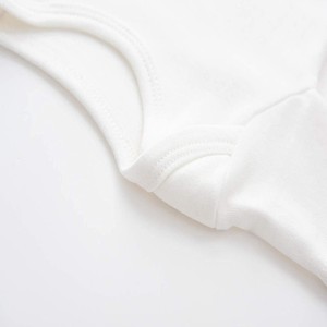 Body per Neonati e Bambini in Poliestere 100% Bianco Personalizzabile con Logo all'Ingrosso per Stampa e Sublimazione - Product Image 3