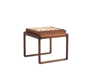 Modern Minimalist New Chinese Style Side <strong>Table</strong> North American Black <strong>Walnut</strong> <strong>Coffee</strong> <strong>Table</strong> Functional Chess <strong>Table</strong> with Checkerboard - Product Image 6
