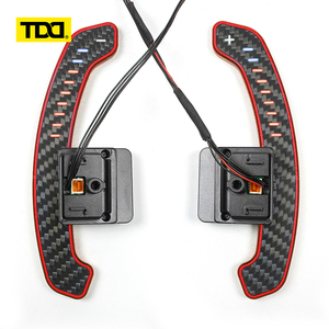 Palancas de cambio magnéticas de fibra de carbono TDD LED con control por aplicación compatibles con BMW TDD G60 G68 G90 - Product Image 1