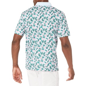 Chemises polo pour hommes à manches courtes, légères, personnalisées avec impression par sublimation, logo sur mesure, OEM, marque privée, vêtements de fitness pour hommes - Product Image 2