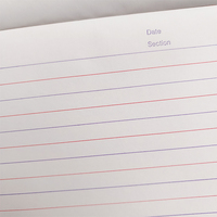 Cuaderno de Escritura Personalizado Grado 1, 210x143mm, Cuaderno de Ejercicios con Rayas para Primaria, Cuaderno de Práctica de Escritura a Mano para Estudiantes, Venta al Por Mayor