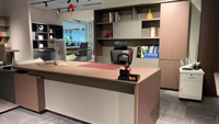 Scrivania Direzionale di Lusso in Legno Massello - Arredamento Commerciale Elegante, Modulare e Multifunzionale con Garanzia di 3 Anni