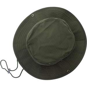 2025 Chapeau de soleil de sport brodé Boonie Bucket Casquette de pêche avec mentonnière et côtés à pression - Product Image 1