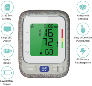<span class=keywords><strong>Monitor</strong></span> de presión arterial para brazo, medidor médico portátil para Hospital, venta al por mayor, bajo precio - Product Image 2