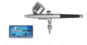 Kit aérographe avec compresseur à réservoir de 3,5 L 1/5 HP, aérographe double action de 0,3 mm, tuyau, ensemble <span class=keywords><strong>complet</strong></span> pour atelier de peinture continue - Product Image 4