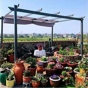 Padiglione da <span class=keywords><strong>esterno</strong></span> con tetto retrattile per uso domestico in lega di alluminio tenda isolante per alberghi e arredo da <span class=keywords><strong>esterno</strong></span> - Product Image 6