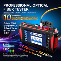 Testeur de Fibre et Réseau Tout-en-un 150 km OTDR Analyseur de Câble PoE Multimètre pour Installation FTTH