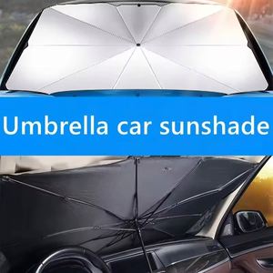 Parasol pare-soleil personnalisé avec logo, protection UV, pour pare-brise de différentes voitures, pare-soleil pliable portable pour voiture - Product Image 6