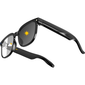 Lunettes Intelligentes Photochromiques à Grande Monture avec Caméra HD 800W, Enregistrement, Traduction IA et Assistant Vocal Intelligent - Product Image 1
