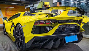 Kit de carrosserie de pare-chocs arrière en fibre de carbone sèche de style <span class=keywords><strong>SVJ</strong></span> pour <span class=keywords><strong>Lamborghini</strong></span> <span class=keywords><strong>Aventador</strong></span> LP700 LP720 LP750 2011-2015 - Product Image 3