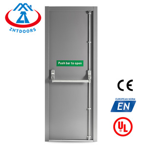 ZHTDOORS Certificat économique GB 90 minutes double <span class=keywords><strong>porte</strong></span> coupe-feu en acier <span class=keywords><strong>barre</strong></span> <span class=keywords><strong>anti</strong></span>-<span class=keywords><strong>panique</strong></span> - Product Image 3