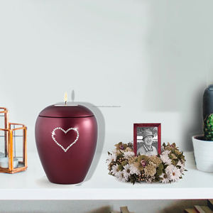 เทียนคริสตัลรูปหัวใจสำหรับงานศพ,เทียนหอมที่ระลึกเทียนหอมสำหรับเด็กเถ้าเทียนทีไลท์ - Product Image 2