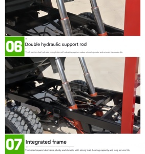 Triciclo de Pasajeros de Gasolina Cerrado de 250cc, Vehículo de 3 Ruedas con Cabina para Uso en Todo Clima - Product Image 4