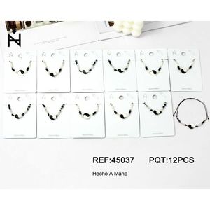 Bracciale con perline che mantengono il colore Tai Chi, perla imitazione, unisex, casual, sportivo, 12 pezzi, Hecho A Mano Ref45037 - Product Image 1