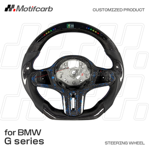 พวงมาลัย G02 LED คาร์บอนไฟเบอร์ปรับแต่งได้สำหรับรถ BMW G ซีรีส์ G29 G30 G20 G05 G31 G80 M4 M3 X4 X3 X5 X6 - Product Image 2