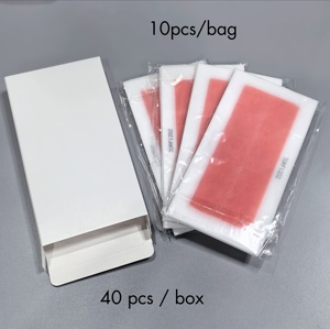 Cera depilatoria popolare 2026 per la rimozione dei peli, <span class=keywords><strong>strisce</strong></span> di cera a doppia faccia pronte all'uso, <span class=keywords><strong>strisce</strong></span> di cera fredda - Product Image 4