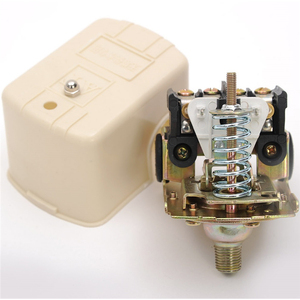 Pressostat pour pompe à eau, mécanique automatique, avec contact et coque en alliage à ressort, filetage 1/2 pouce - Product Image 1