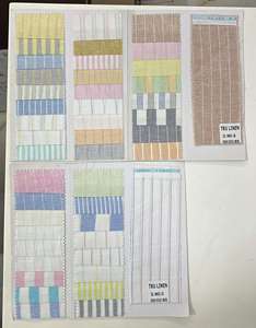 Premium Summer Dress Fabric Stylish Heavyweight Linen Cotton <b>Blend</b> in Trendy Solid Colors for Girls’ Apparel & Home Decor - Product Image 1