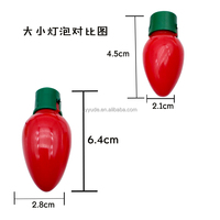 Noël LED Light up Ampoule Colliers Nouvel An Noël Vacances Accessoires Party Favors Ampoule Collier pour Enfants Hommes Femmes